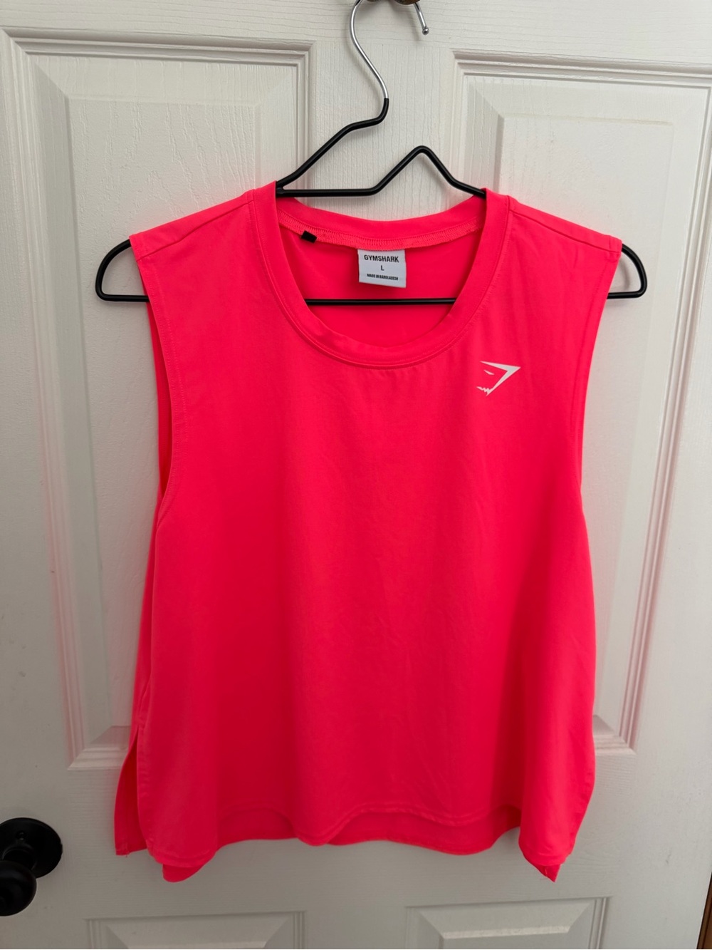 Gymshark Neon Pink Muscle Tee Tank